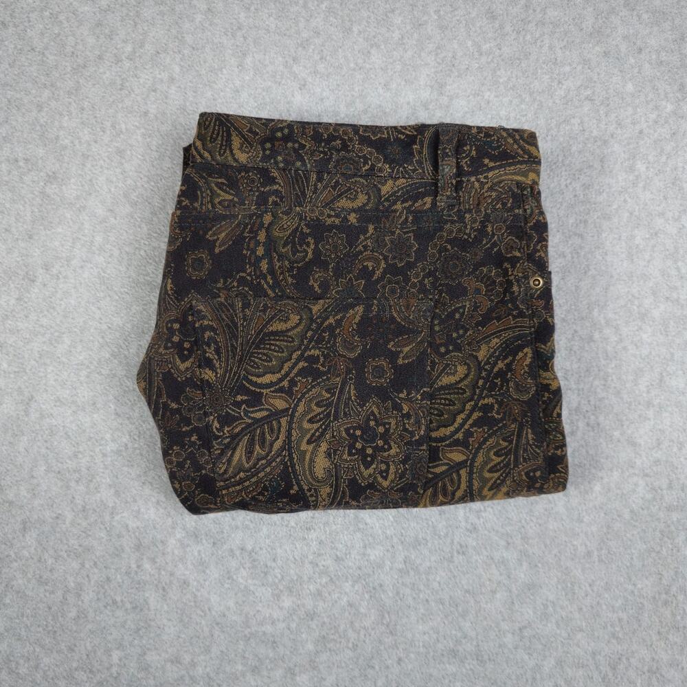 Journal Standard L'essage (Size 40) US Large 8/10 Brown Paisley Pants - Picture 15 of 16